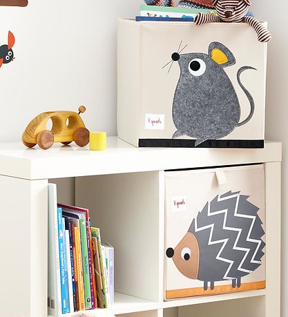 3 Sprouts Storage Box - 33x33x33 - Mouse