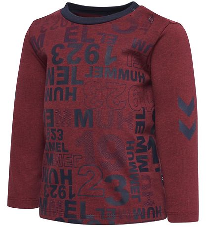 Hummel Blouse - HMLDerrick - Bordeaux w. Print