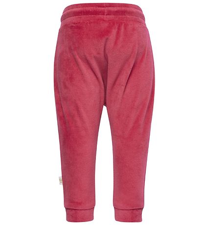 Hummel Byxor - Velour - Mörkrosa