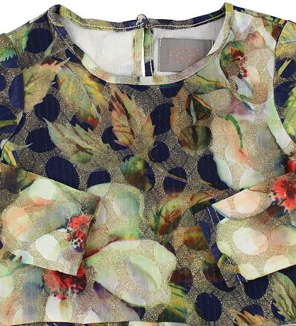 Creamie Kleid - Blumig m. Glitzer