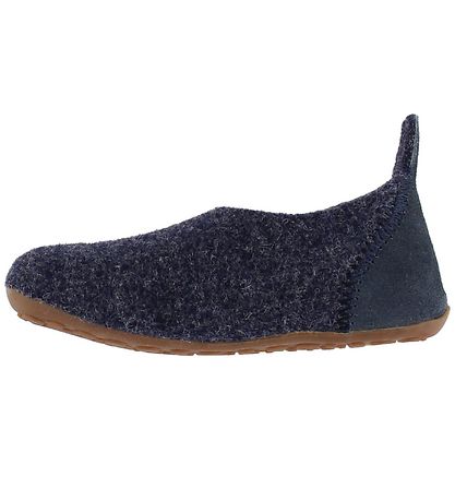 Bisgaard Slippers - Wool - Navy