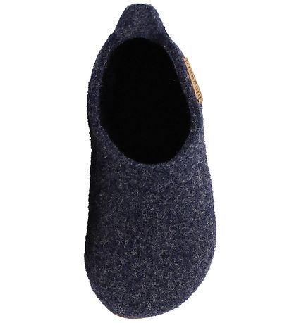 Bisgaard Slippers - Wool - Navy