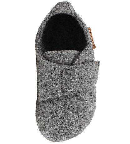 Bisgaard Slippers - Wool - Grey