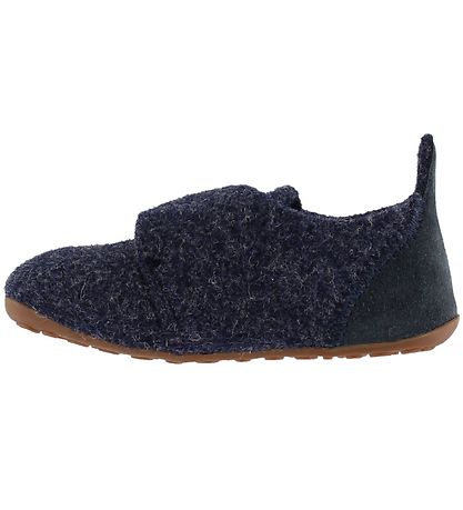 Bisgaard Slippers - Wool - Navy