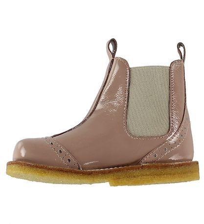 Angulus Boots - Chelsea - Dusty Rose w. Pointelle