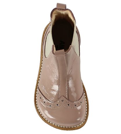 Angulus Boots - Chelsea - Dusty Rose w. Pointelle