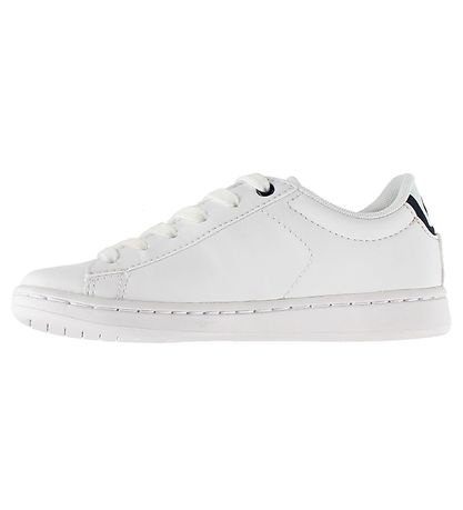 Lacoste Skor - Carnaby - Vit/Marinblå m. Snören