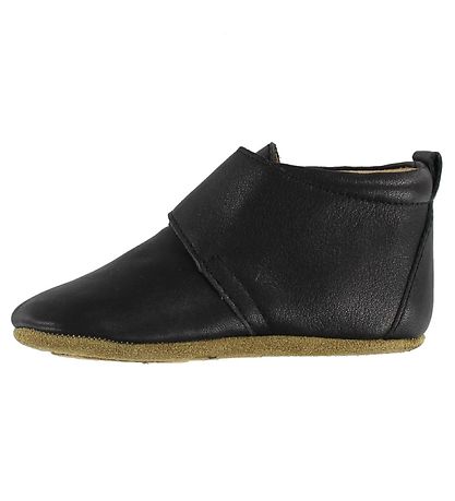 Bisgaard Chaussures en cuir  semelle souple - Noir av. toile