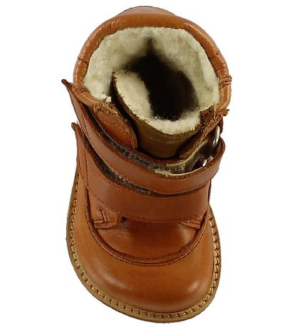 Angulus Winter Boots - Tex - Cognac w. Lining/Velcro