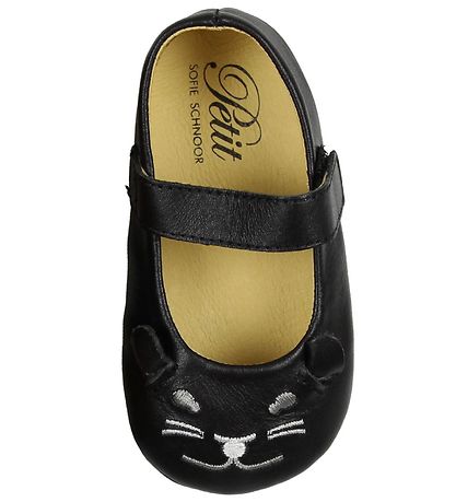 Petit by Sofie Schnoor Ballerina Hausschuhe - Schwarzer m. Panth
