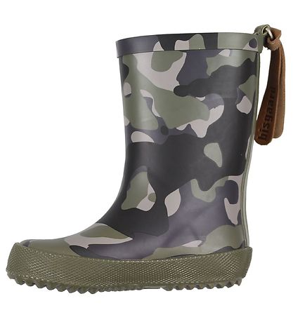 Bisgaard Rubber Boots - Green Army Print