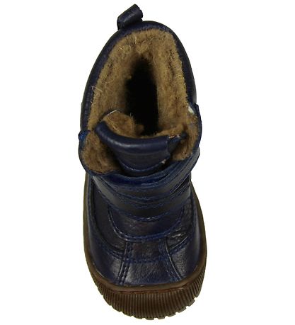 Bisgaard Winter Boots - Tex - Navy w. Lining/Velcro