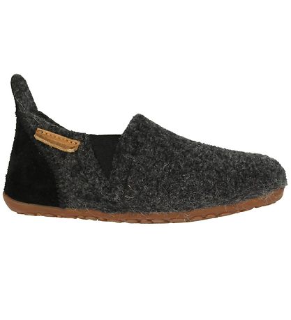 Bisgaard Slippers - Wool - Wool Sailor - Charcoal Grey