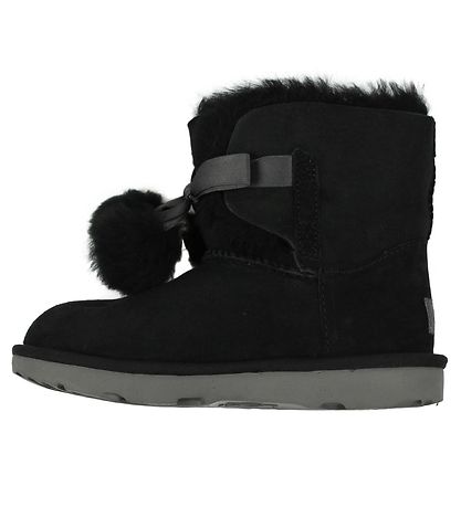 UGG Teddyboots - Gita - Schwarz m. Pompons