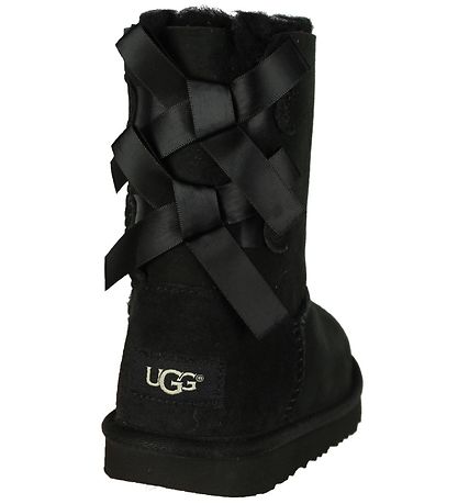 UGG Teddyboots - Bailey Bow II - Schwarz