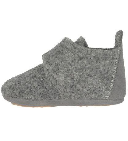 Bisgaard Slippers - Wool - Grey