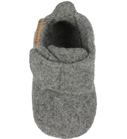 Bisgaard Slippers - Wool - Grey