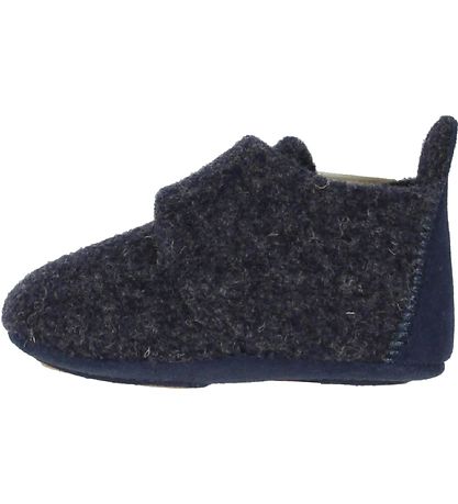 Bisgaard Slippers - Wool - Navy