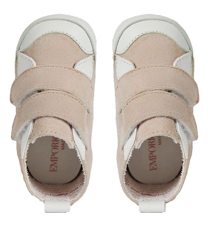 Emporio Armani Slippers - Sneakers - Pink/White