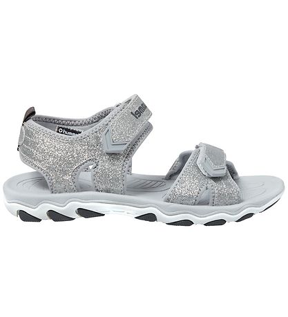 Hummel Sandals - HMLGlitter Jr - Silver w. Glitter