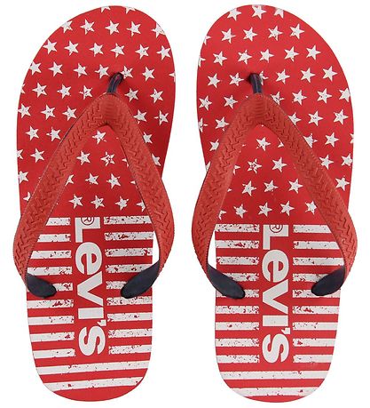 Levis Flip Flops - Florida - Red/Navy