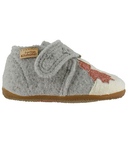 Living Kitzbhel Chaussons - Laine. Gris av. Licorne/Brillant