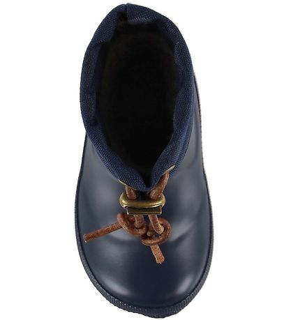 Bisgaard Thermo Boots - Low - Navy w. Laces