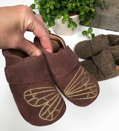 Bisgaard Chaussures en cuir  semelle souple - Noeud papillon -