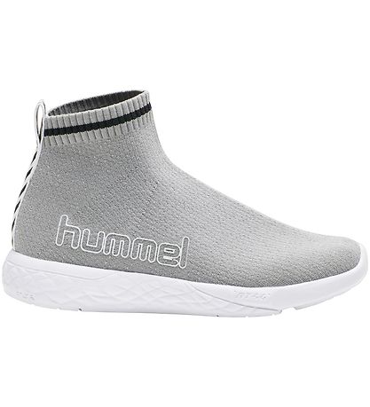 Hummel Slip-on - HMLTerrafly Sock Runner Jr - Silver