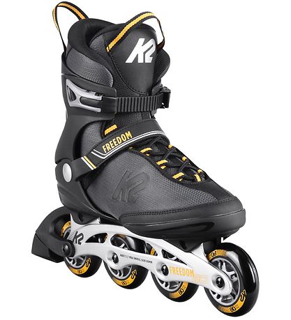 K2 Rollschuhe - Freedom M - Schwarz/Gelb - Inline