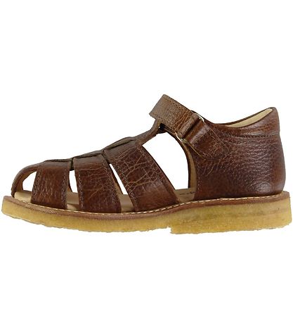 Angulus Sandals - Cognac w. Velcro