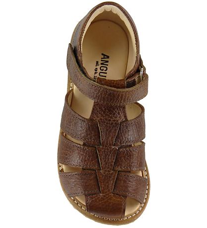 Angulus Sandals - Cognac w. Velcro