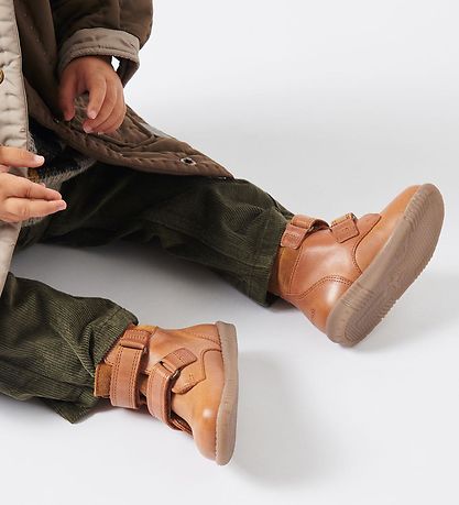 Bundgaard Winter Boots - Rabbit Velcro - Tex - Tan