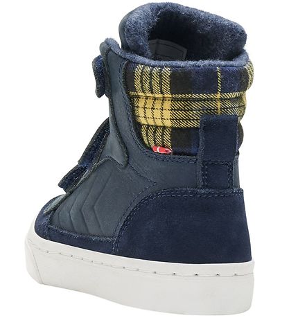 Hummel kängor - HMLStadil Check Jr - Black Iris