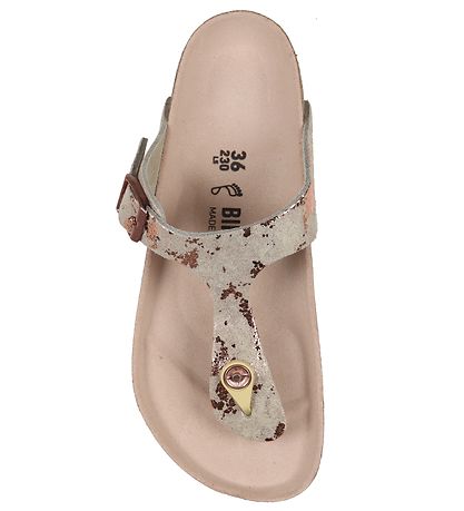 Birkenstock Sandals Gizeh Vintage Metallic Rose KW IE