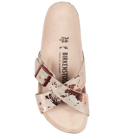 Sandales Birkenstock - Sienne II - Vintage Métallique Rose Cuivr