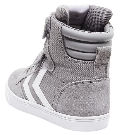 Hummel Kängor - HMLSlimmer Stadil High Jr - Frost Grey