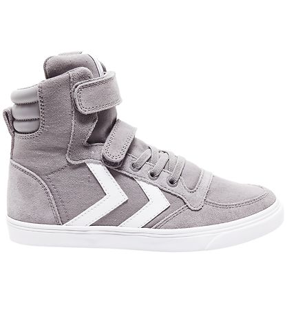Hummel Kängor - HMLSlimmer Stadil High Jr - Frost Grey