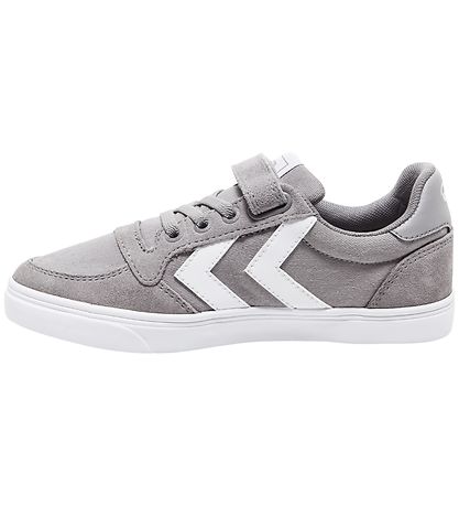 Hummel Skór - HMLSlimmer Stadil Low Jr - Frozen Grey