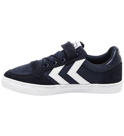 Hummel Skór - HMLSlimmer Stadil Low Jr - Dress Blue