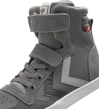 Hummel kängor - HMLSlimmer Stadil High Jr - Asphalt