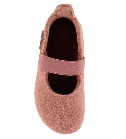 Bisgaard Ballerina Slippers - Wool - Dusty Rose