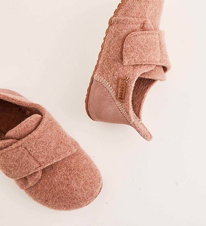 Bisgaard Slippers - Wool - Dusty Rose