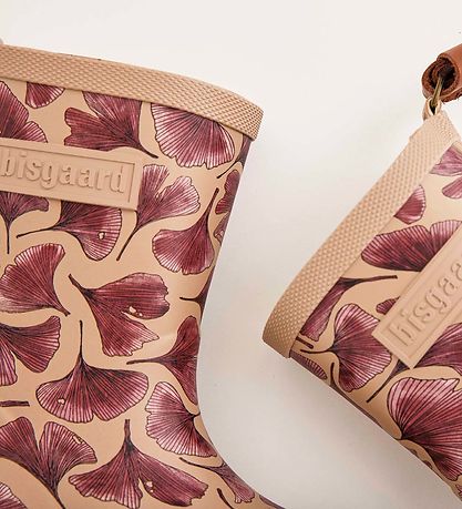 Bisgaard Rubber Boots - Fashion - Bordeaux Leaves