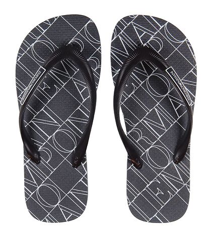 Emporio Armani Flip Flops - Navy w. Pattern