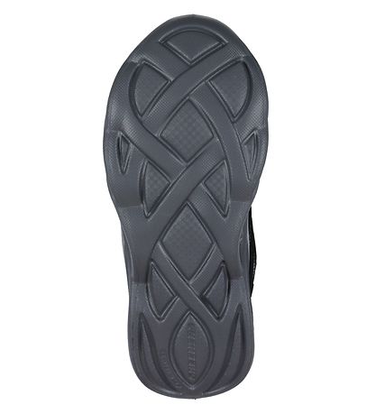 Skechers Stígvél - Twisted Brights - Svart/Rautt M. ljós