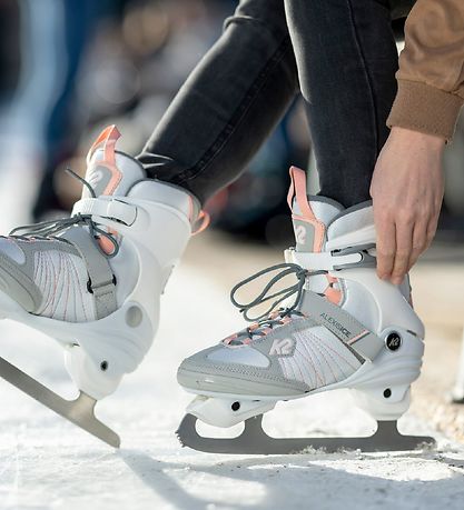 K2 Skøyter - Alexis Ice - Figur Blader - Hvit/Oransje