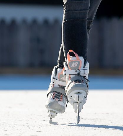 K2 Skøyter - Alexis Ice - Figur Blader - Hvit/Oransje