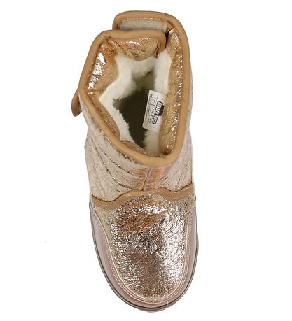 Rubber Duck Winter Boots - RD Cracked Metallic - Rose Gold