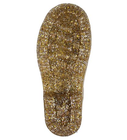 Petit by Sofie Schnoor Rubber Boots w. Lining - Beige w. Glitter